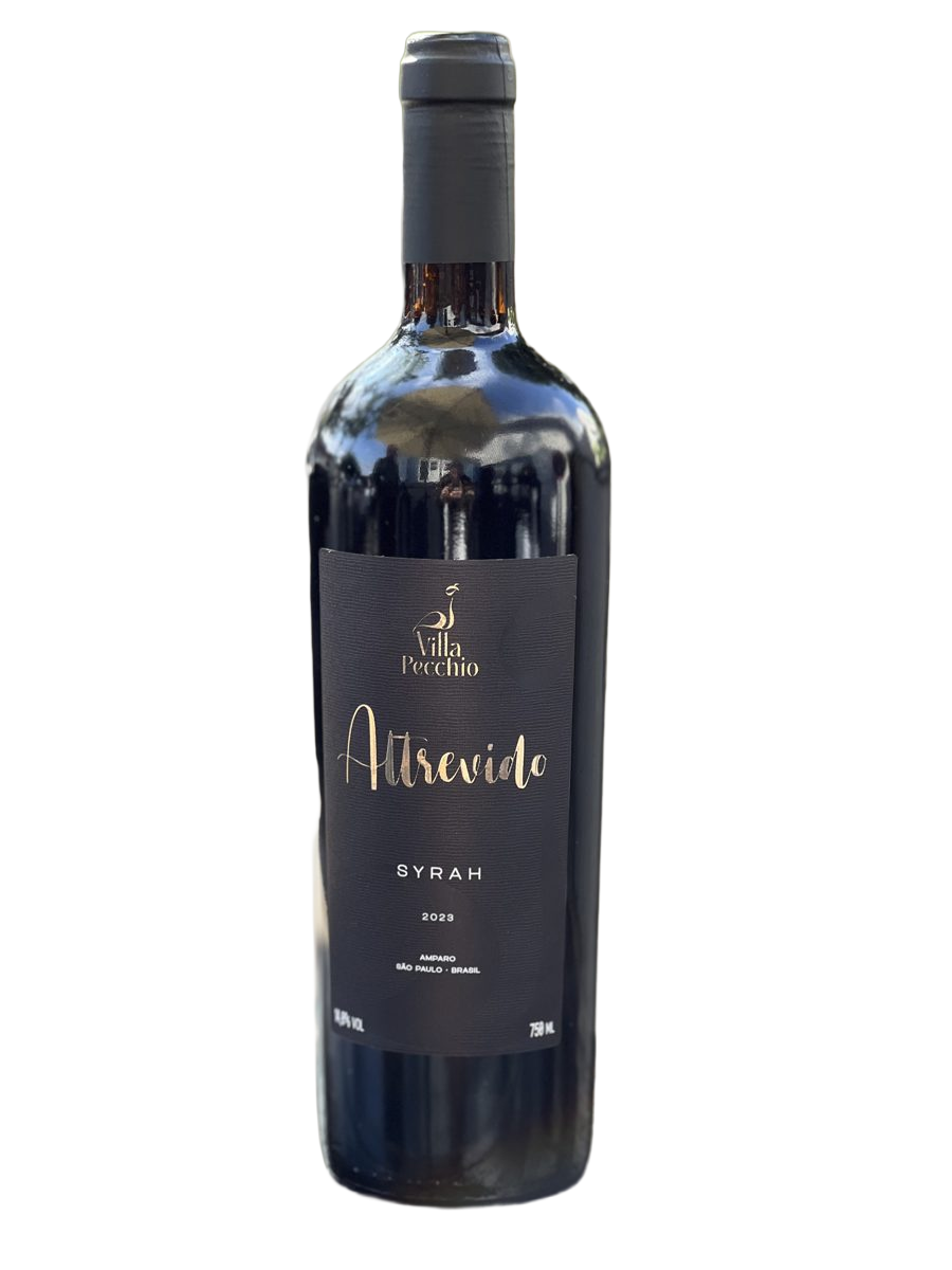 Garrafa de Attrevido, Syrah da Villa Pecchio